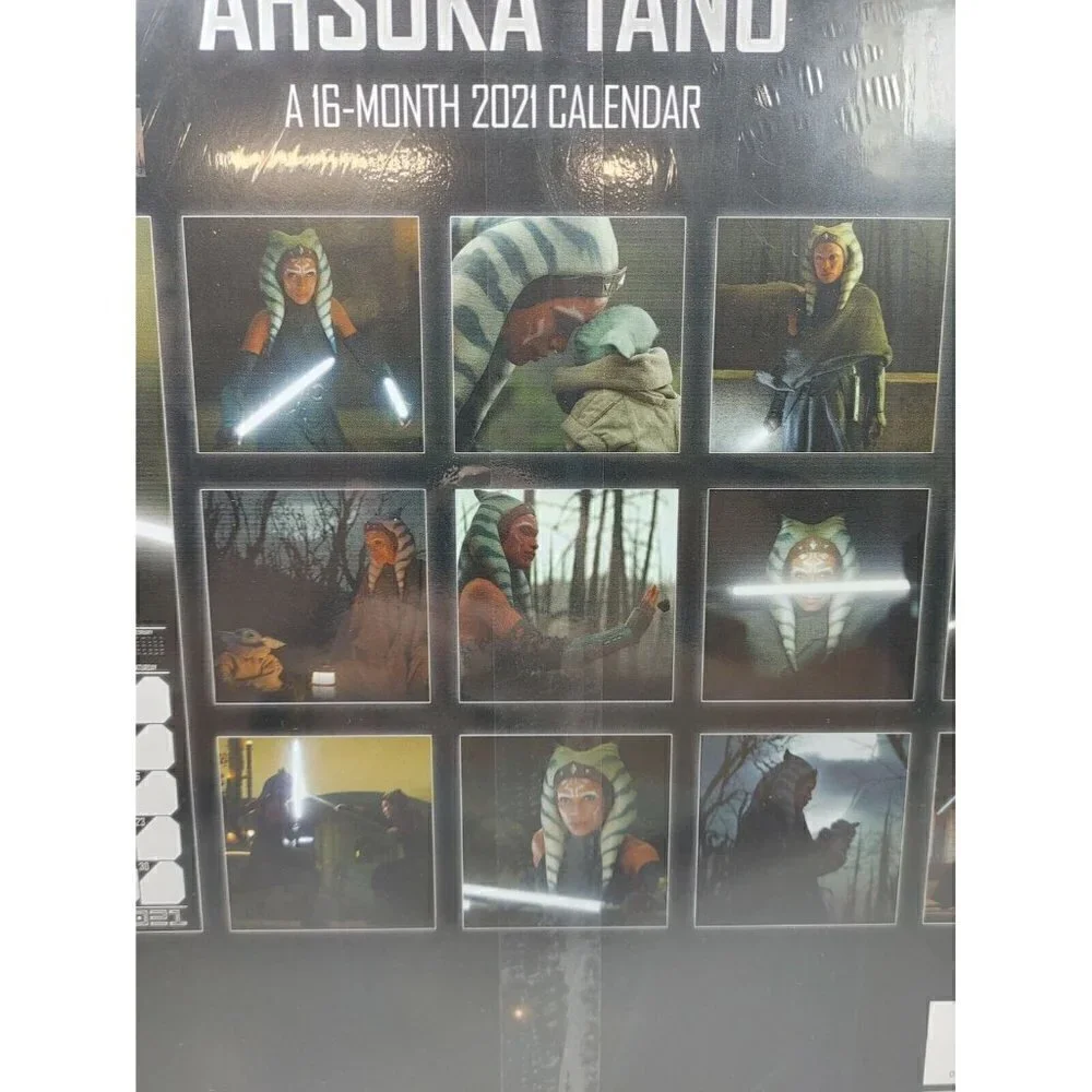 Star Wars The Mandalorian Ahsoka Tano Disney Lucasfilm 2021 Wall Calendar